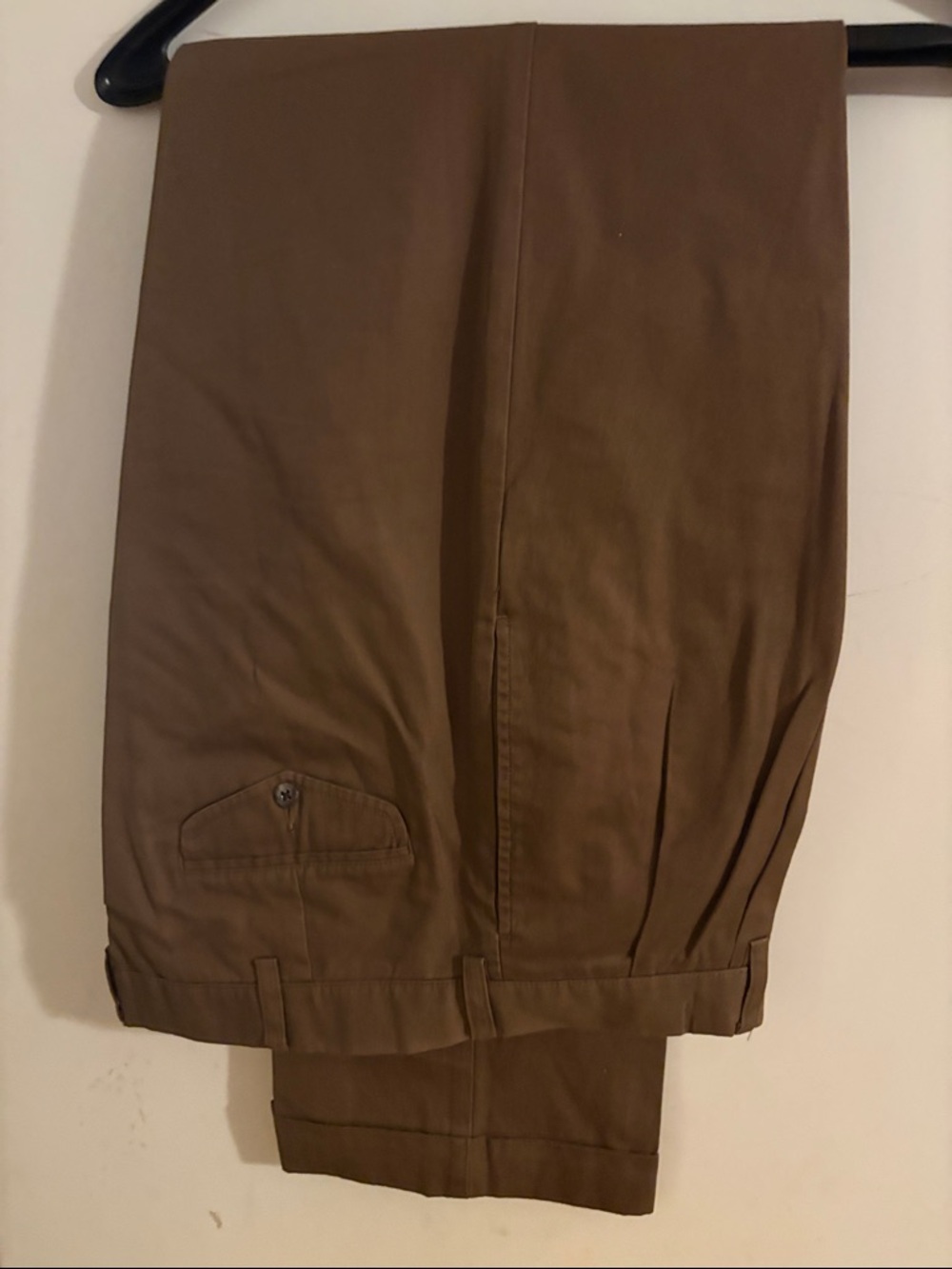 Polo by Ralph Lauren Brown Pleated Chinos